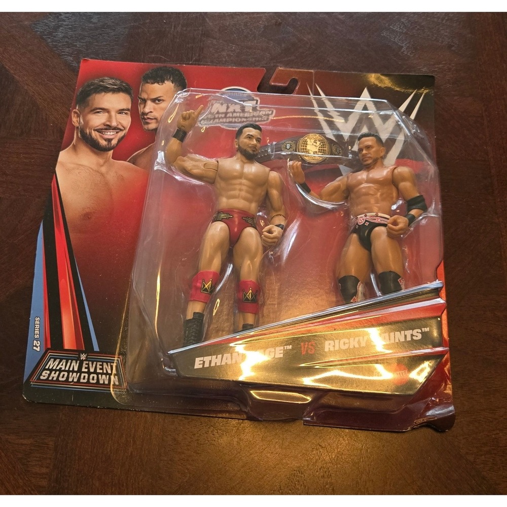 WWE Mattel Main Event Showdown Series 27 Ethan Page vs Ricky Starks Figure Set